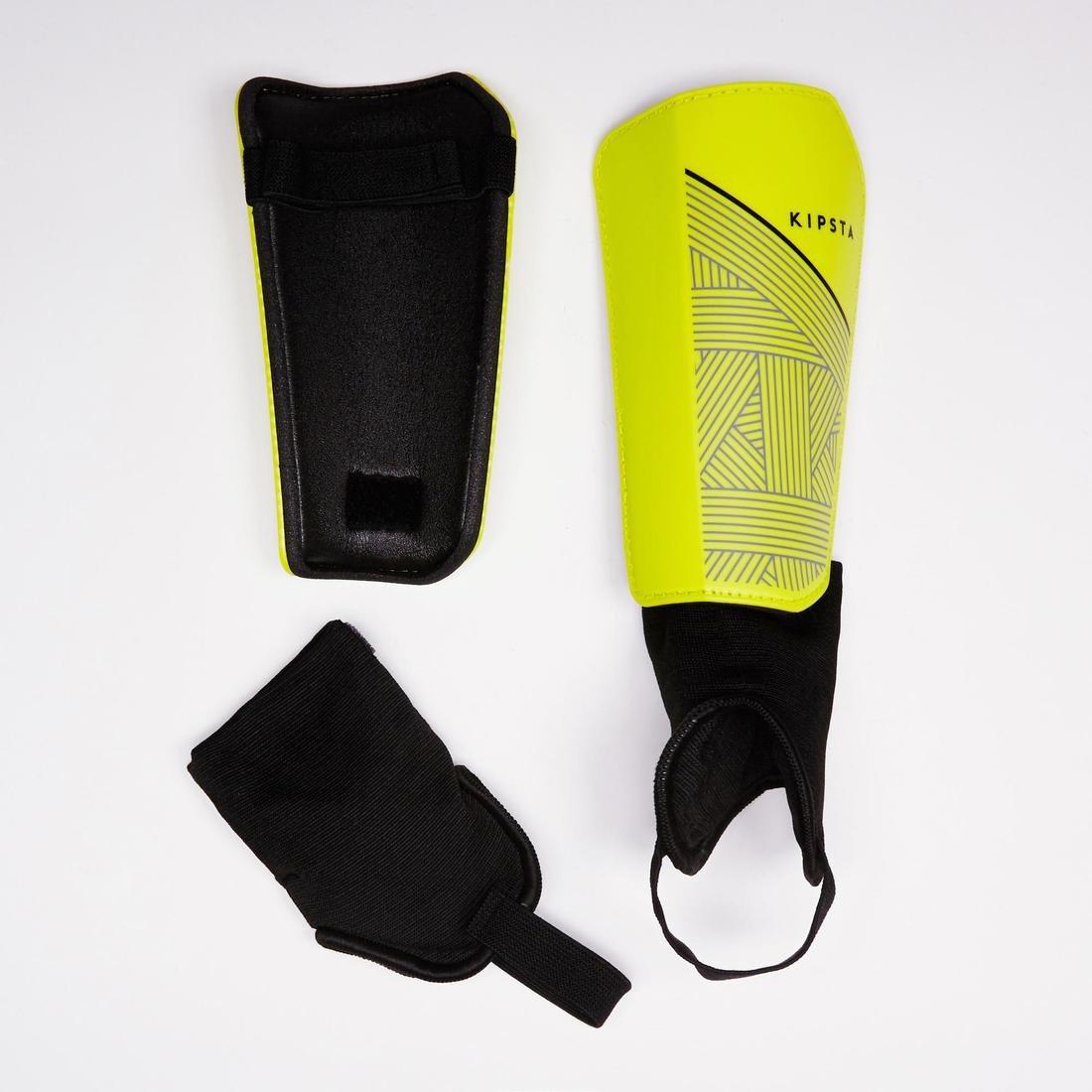 Small  Kids' Football Shin Pads F140. /., Blue, , large image number 5