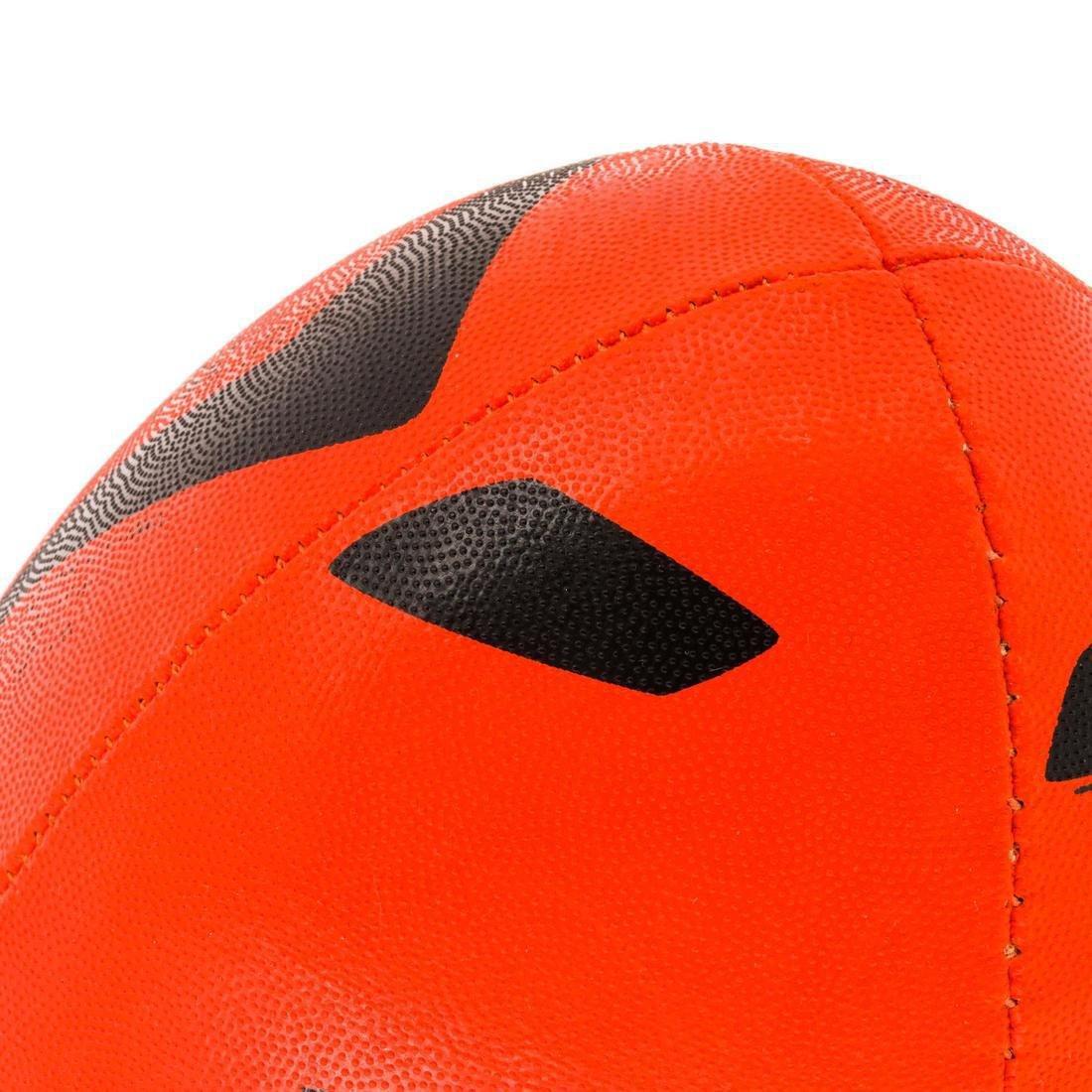 4  Size 4 Rugby Ball Initiation, Fluo Blood Orange, , large image number 5