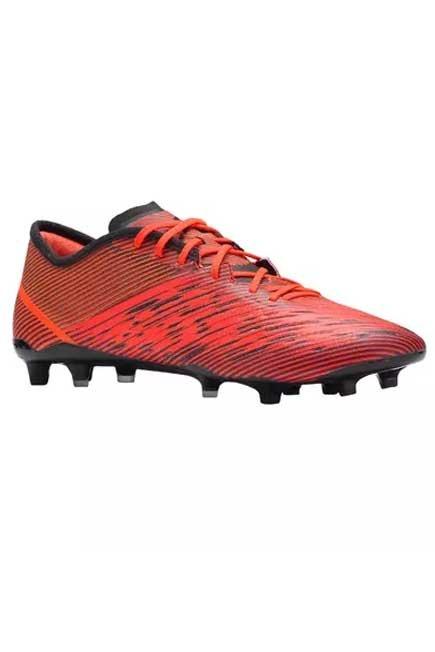 Adult Firm Ground Football Boots CLR - Orange/Black, Fluo Blood Orange, No Color, large image number 1