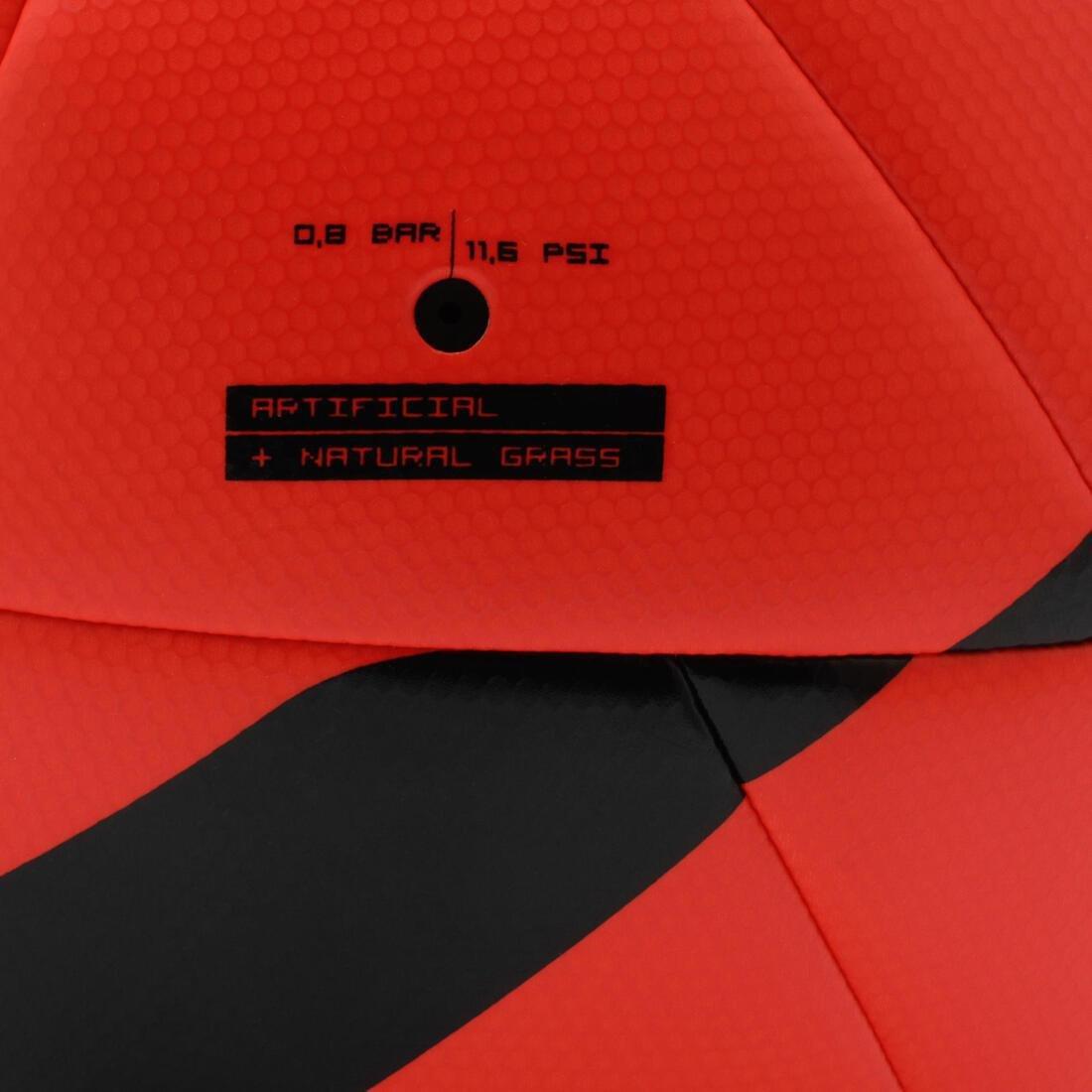 5  Hybrid Size 5 Football F550, Fluo Peach, , large image number 10