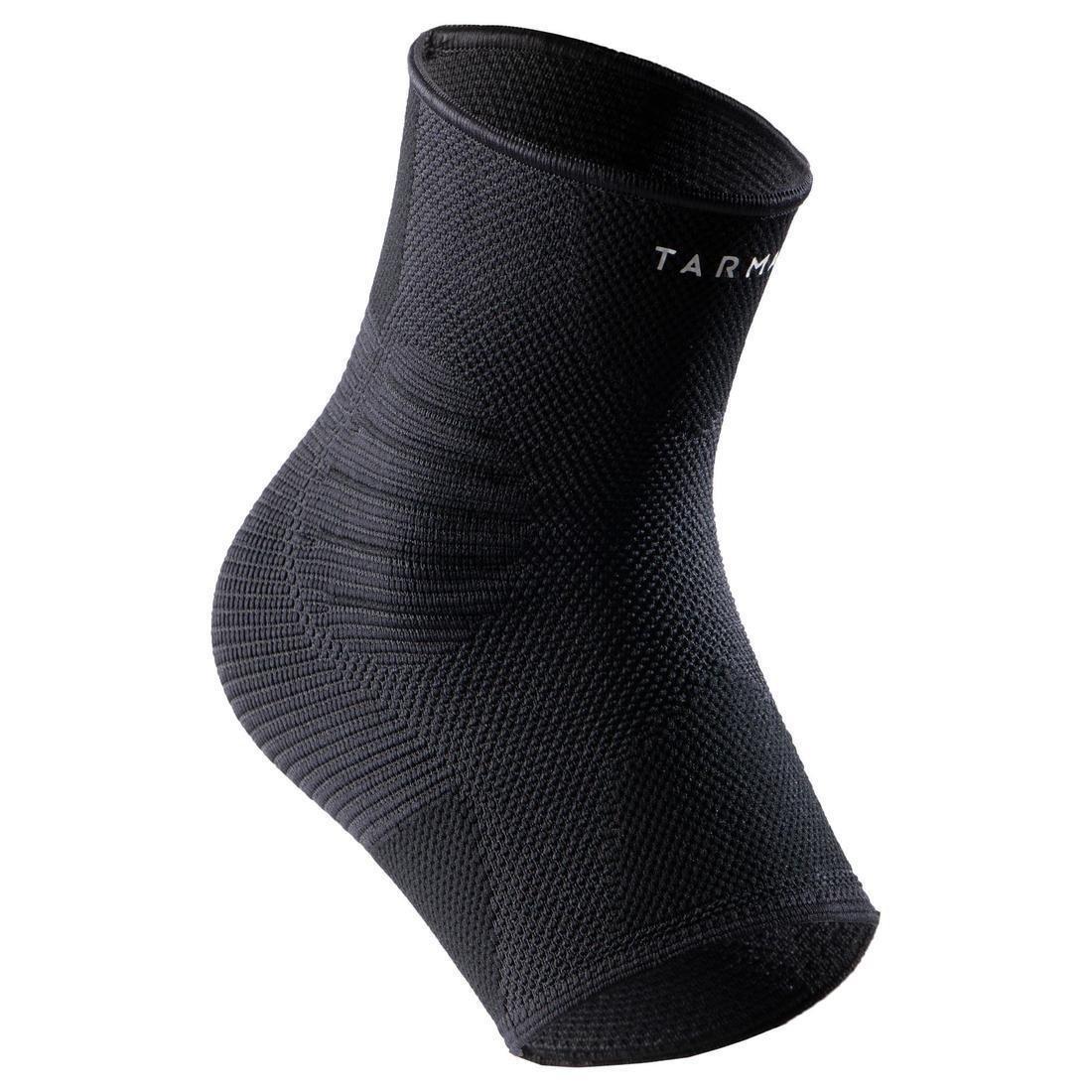 1  / Left/Right Compression Ankle Support Soft 500 , Dark Grey, , large image number 0