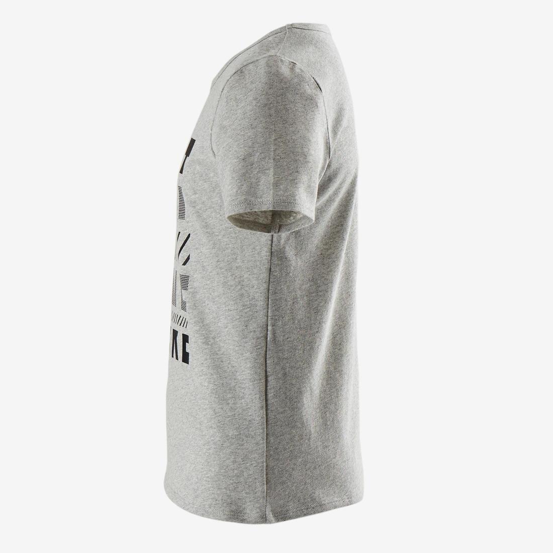 8-9Y  Kids' Basic T-Shirt, Grey, , large image number 7