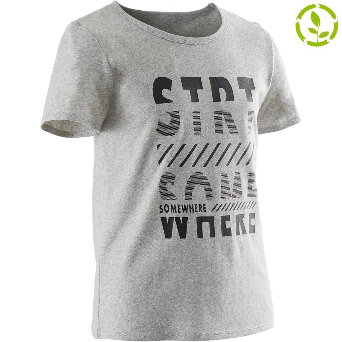 8-9Y  Kids' Basic T-Shirt, Grey, , large image number 10