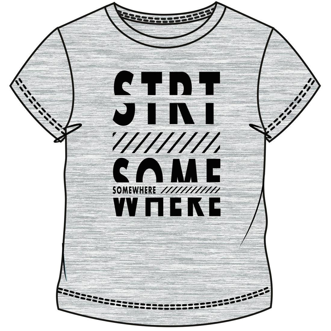 8-9Y  Kids' Basic T-Shirt, Grey, , large image number 11
