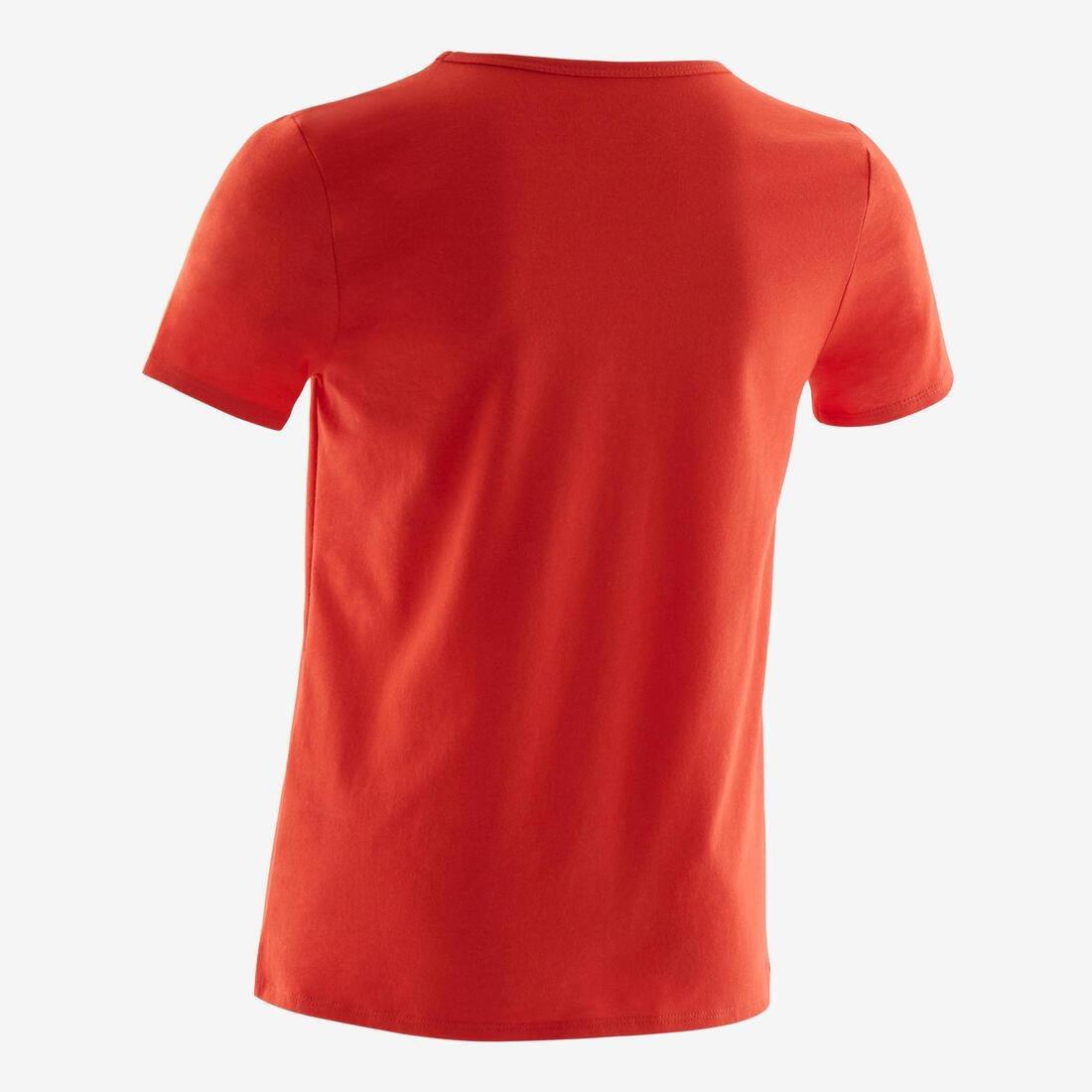 8-9Y  Boys' Recycled Short-Sleeved Gym T-Shirt 100, Dark Grey, , large image number 9