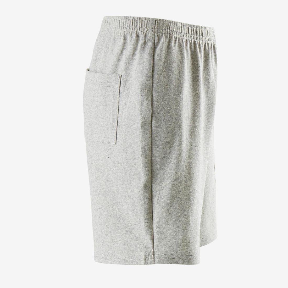 14-15Y Boys' Gym Shorts 100 - Heathered/Print, Grey, , large image number 3