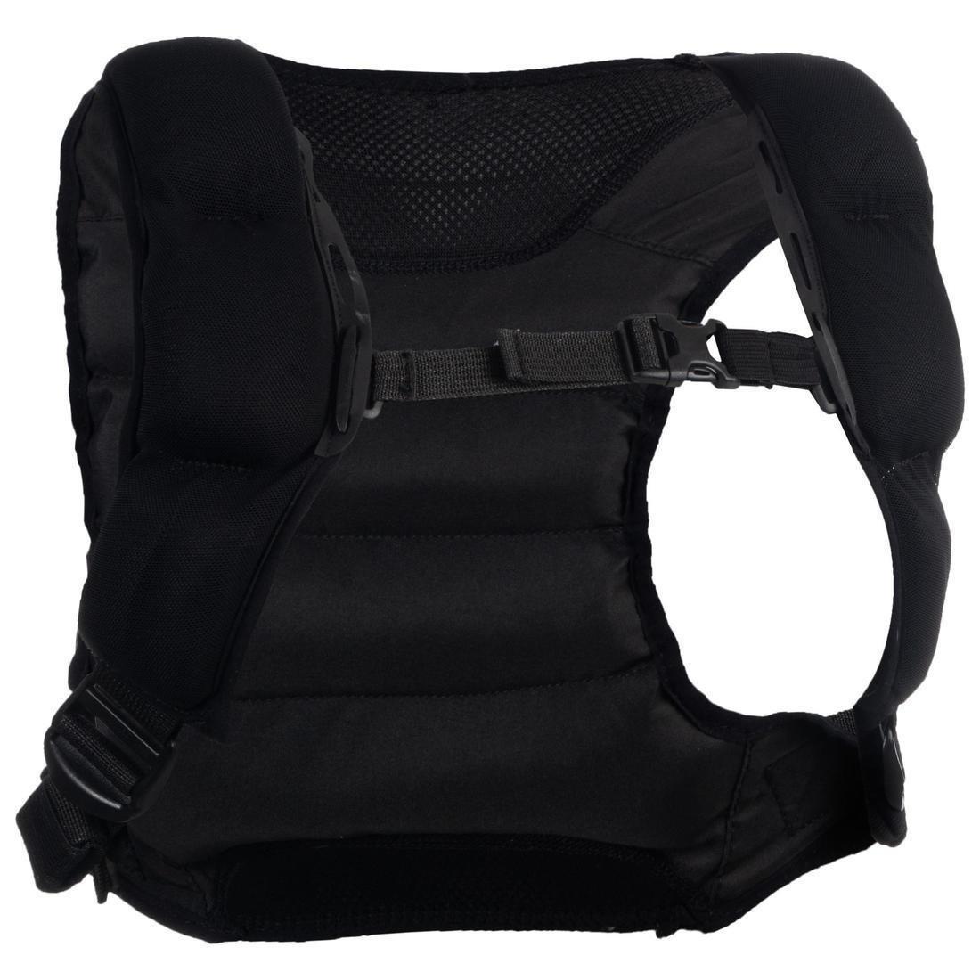 Strength Training Weighted Vest - 5 kg, Black, No Color, large image number 0