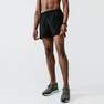 KALENJI - 2XL  Run Dry Men's Running Shorts, Pebble Grey