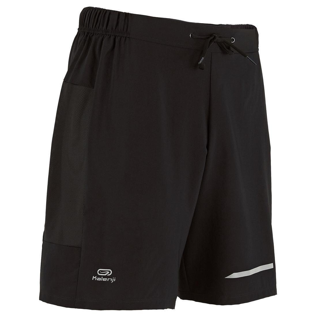 Medium  Kalenji Dry+ Men's Breathable Running Shorts, Black, , large image number 9