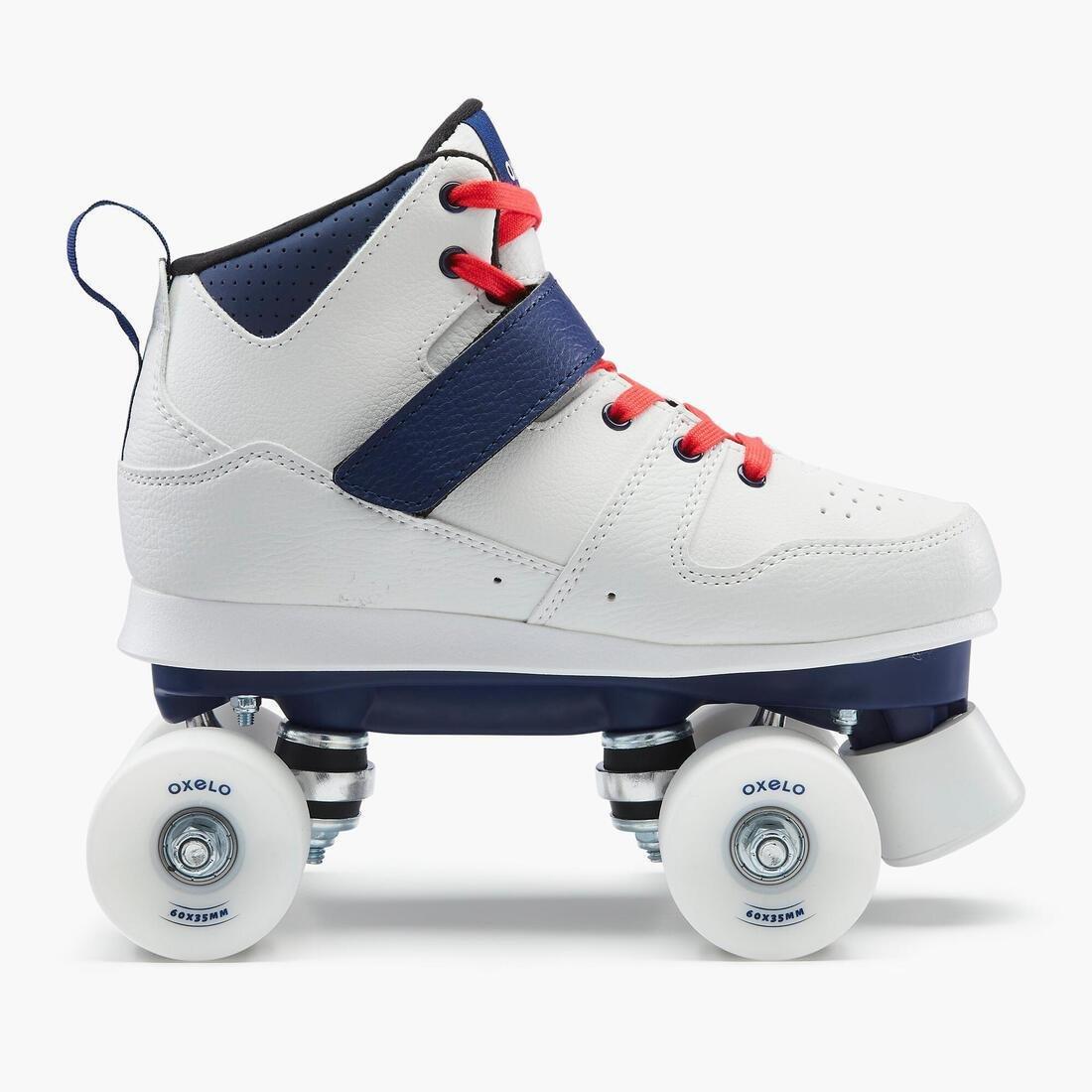 EU 45 Quad 100 Adult Roller Skates, White, , large image number 1
