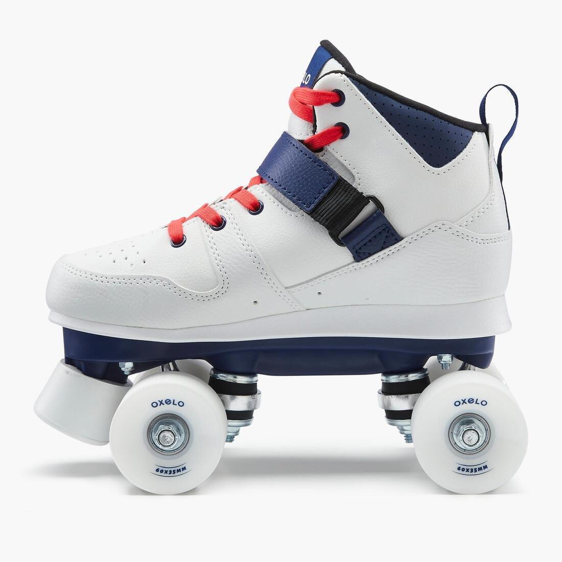 EU 45 Quad 100 Adult Roller Skates, White, , large image number 3