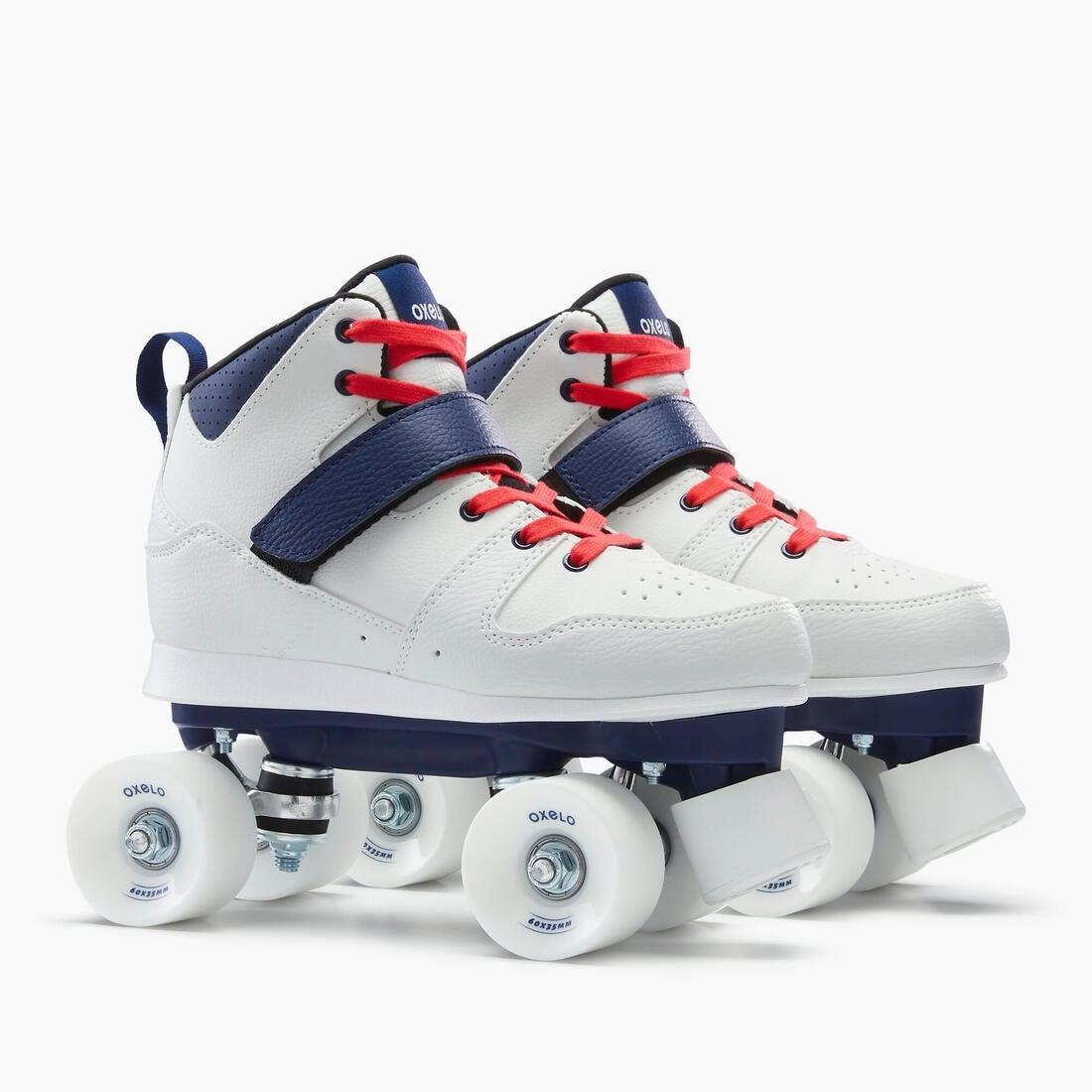 EU 45 Quad 100 Adult Roller Skates, White, , large image number 4