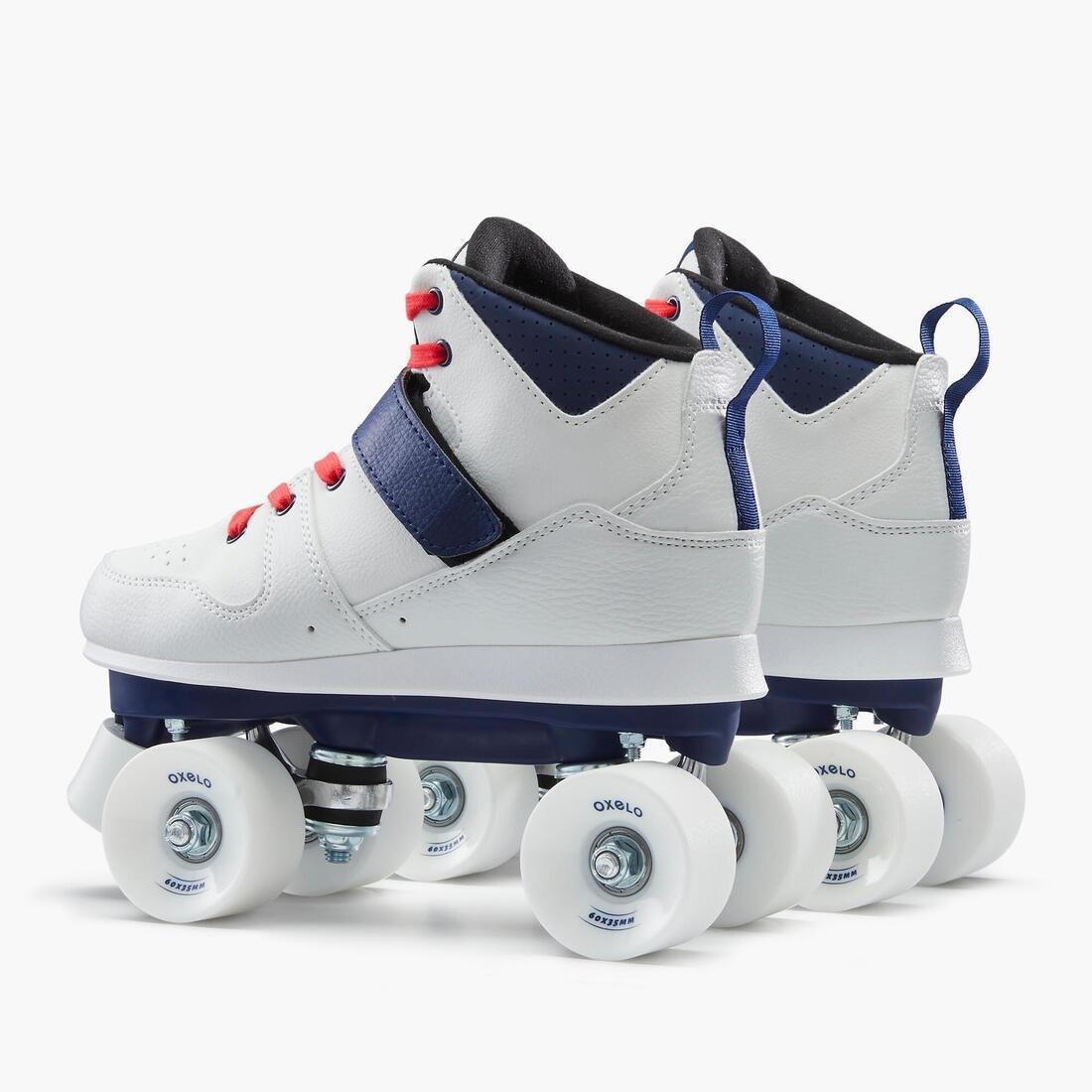 EU 45 Quad 100 Adult Roller Skates, White, , large image number 5