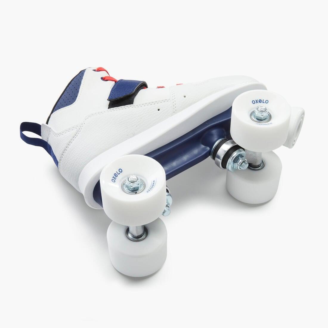 EU 45 Quad 100 Adult Roller Skates, White, , large image number 6