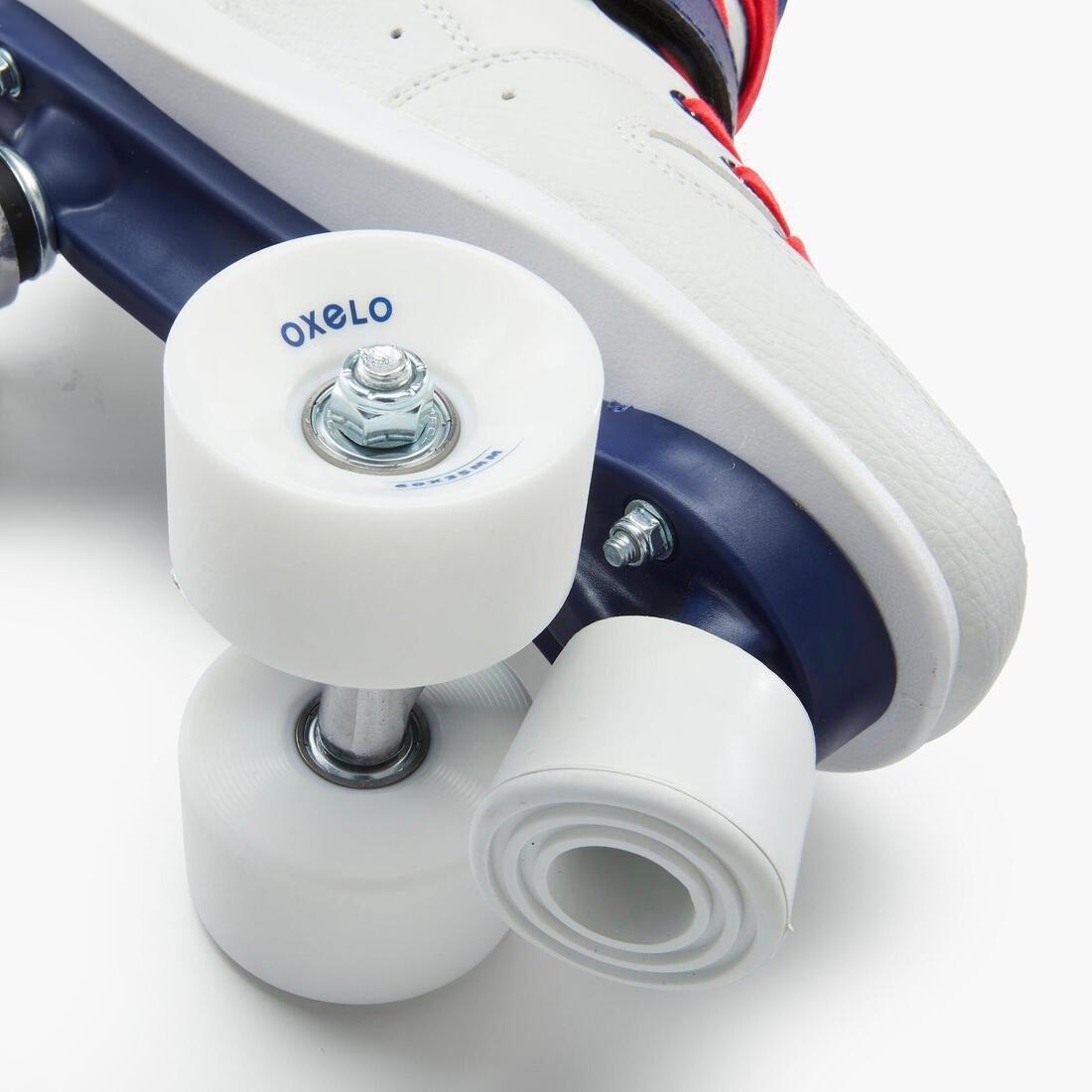 EU 45 Quad 100 Adult Roller Skates, White, , large image number 7