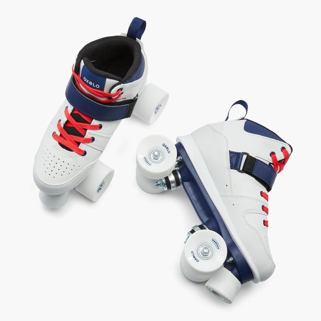 EU 45 Quad 100 Adult Roller Skates, White, , large image number 8