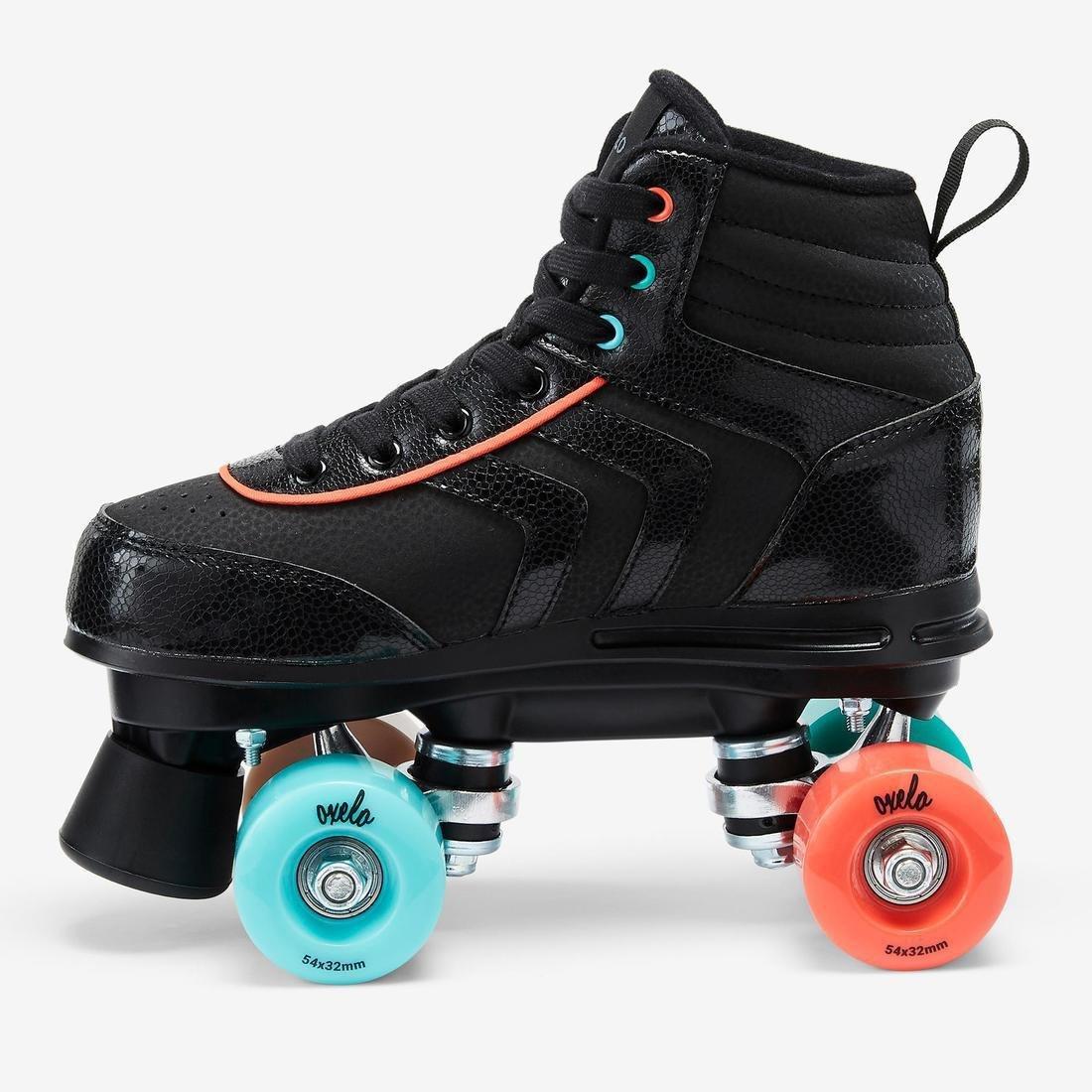 EU 32  100 JR Quad Roller Skates, Black, No Color, large image number 2