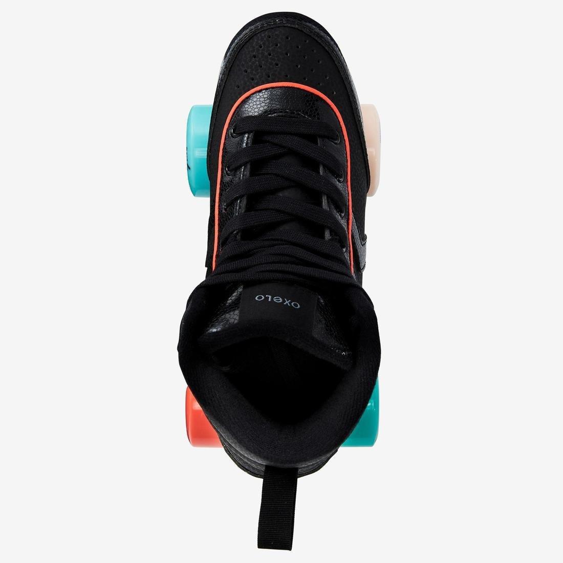 EU 32  100 JR Quad Roller Skates, Black, No Color, large image number 6