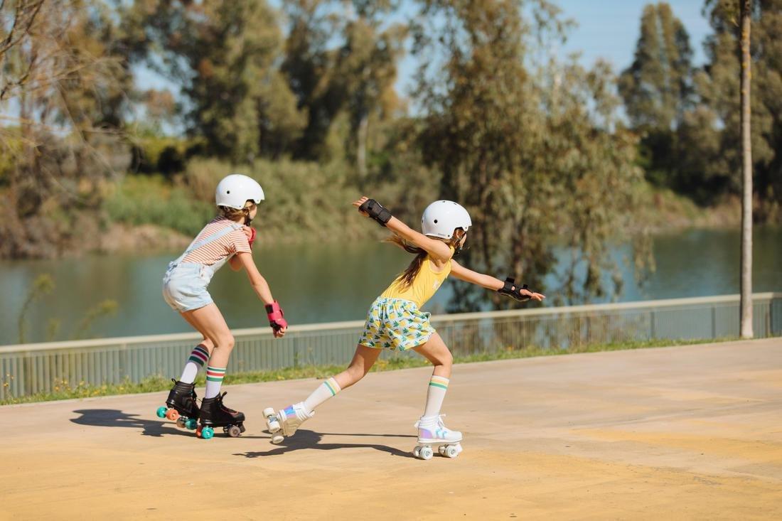 EU 32  100 JR Quad Roller Skates, Black, No Color, large image number 14