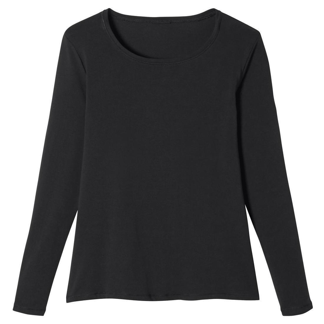 تيشيرت رياضي قطني بأكمام طويلة، أبيض، 2XL, , large image number 6