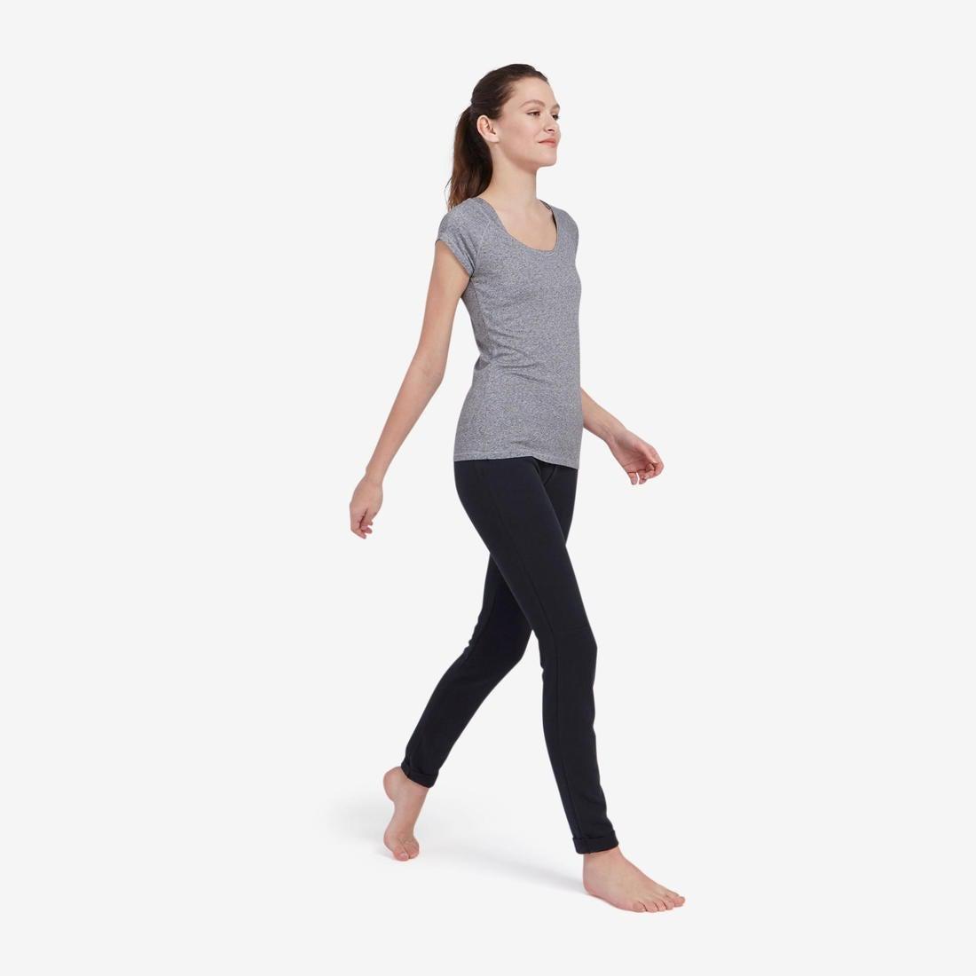 W30 L31  Slim-Fit Fitness Jogging Bottoms with Fitted Cuffs, Black, , large image number 5