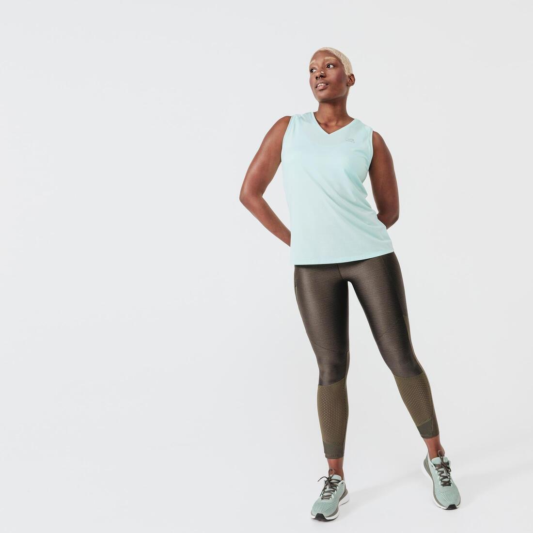 Small  Women's Running Breathable Tank Top Dry, Pale Mint, , large image number 9