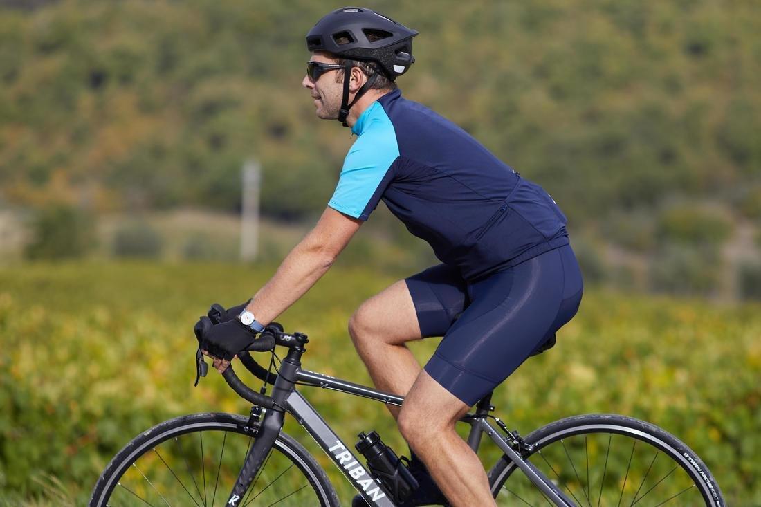 Large Rc100 Cycling Bib Shorts, Navy Blue, , large image number 3