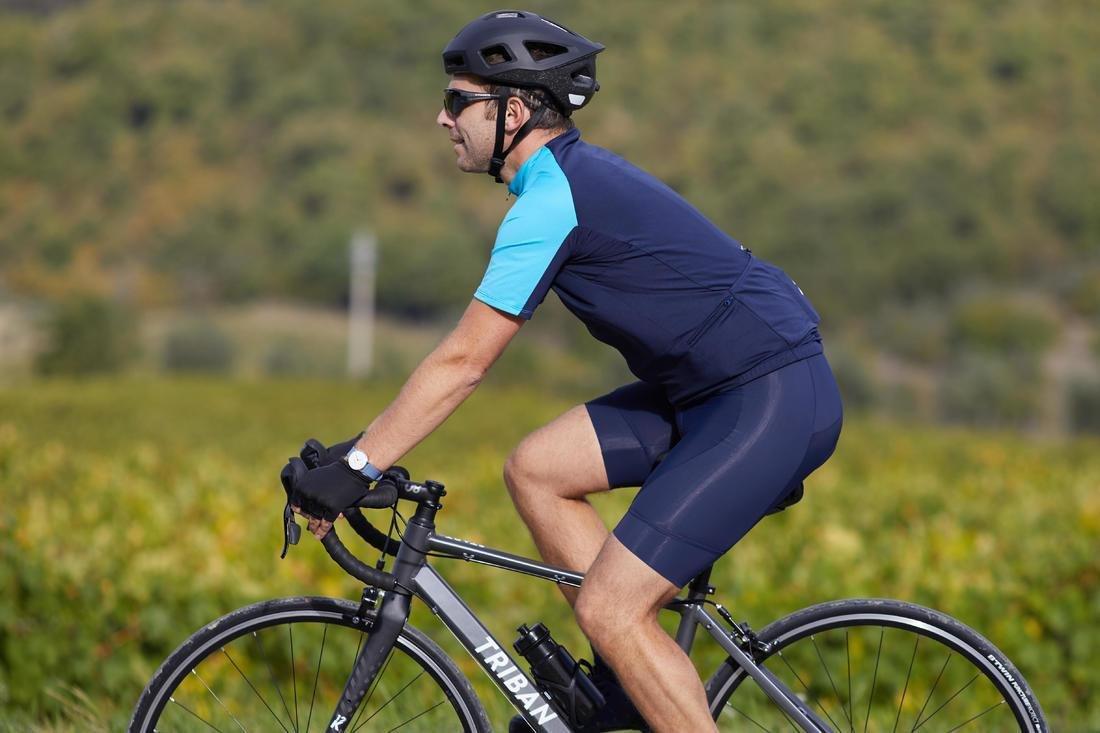 Extra Large Rc100 Cycling Bib Shorts, Navy Blue, , large image number 2