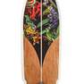 OXELO - Longboard Surfskate Carve 540 Bird, Mahogany