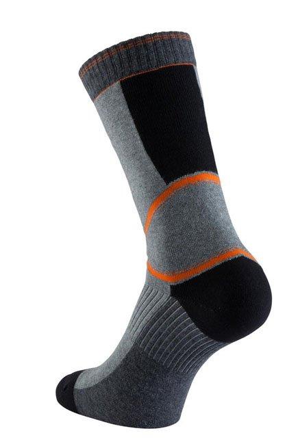 Inline Skating Socks Fit - Grey/Orange, , large image number 4