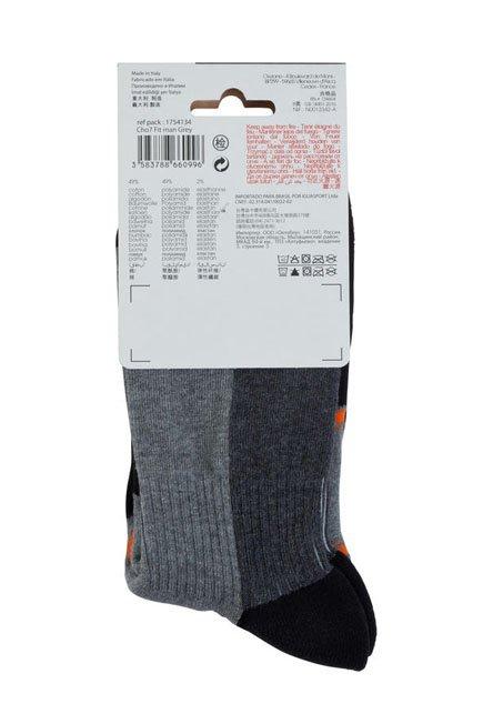 Inline Skating Socks Fit - Grey/Orange, , large image number 6
