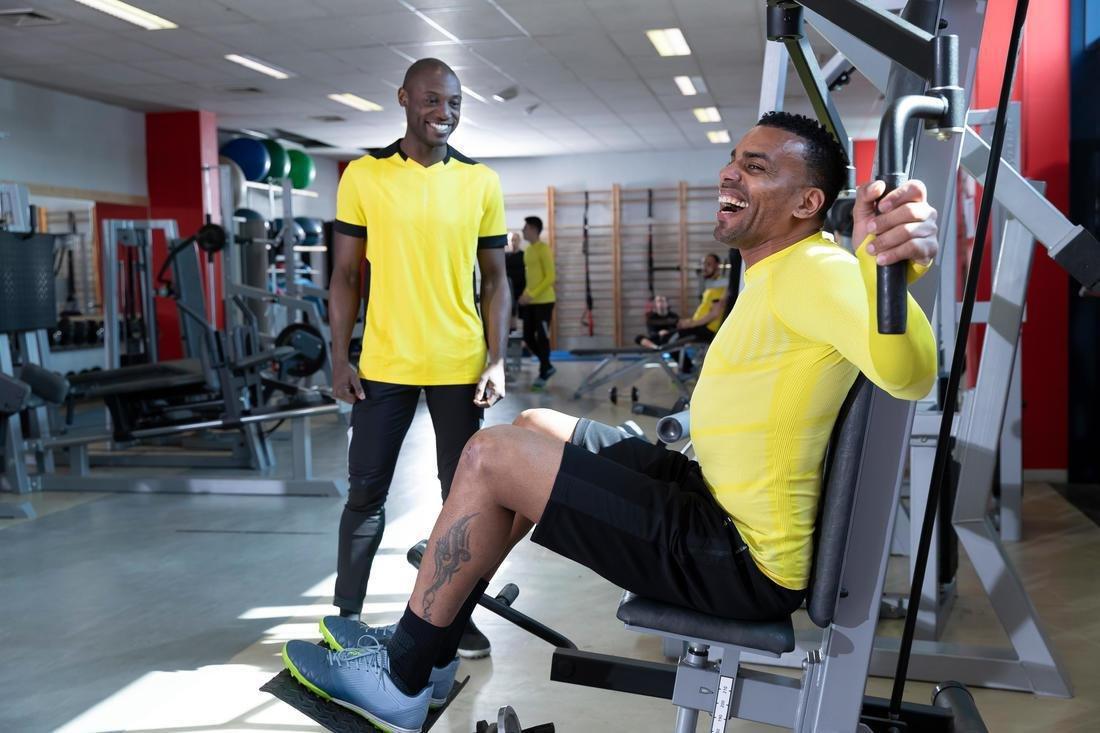 L Keepdry 500 Adults Football Long-Sleeved Base Layer, White, No Color, large image number 8