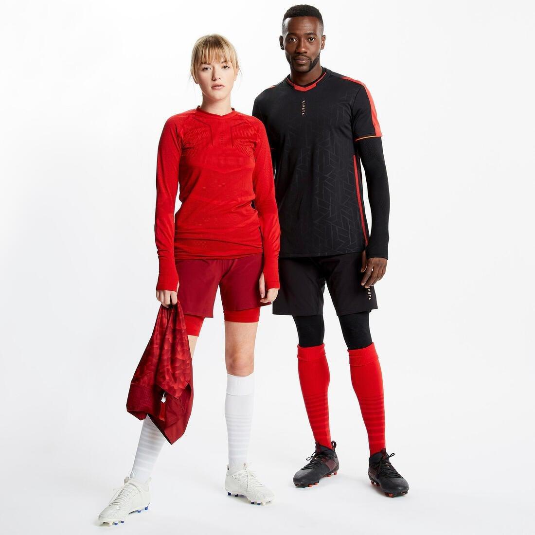 XL  Keepdry 500 Adlts' Football Long-Sleeved Base Layer, Black, , large image number 14