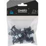 OXELO - Pack Of 8+2 Screws, 8 Spacers, 16 Outer-Spacers For 8mm Plastic Frame Axles