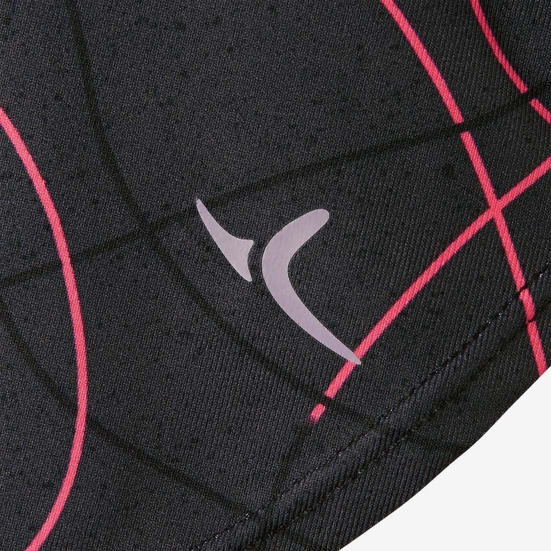 تيشيرت رياضي ضيق للبنات جيد التهوية S900 من سن 7-8 سنوات، أزرق داكن, No Color, large image number 2