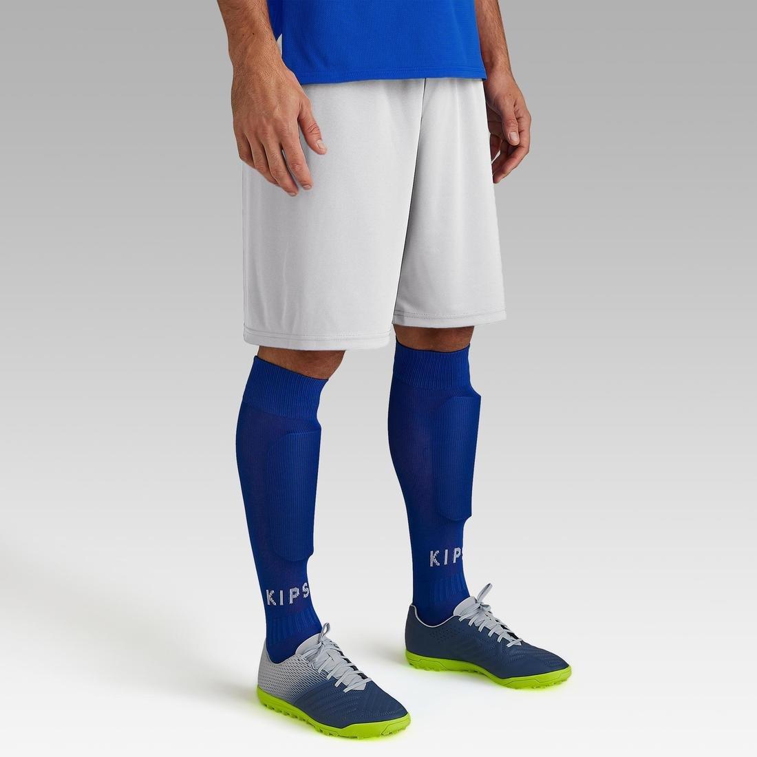 Medium  Adult Football Eco-Design Shorts F100, Bright Indigo, , large image number 4