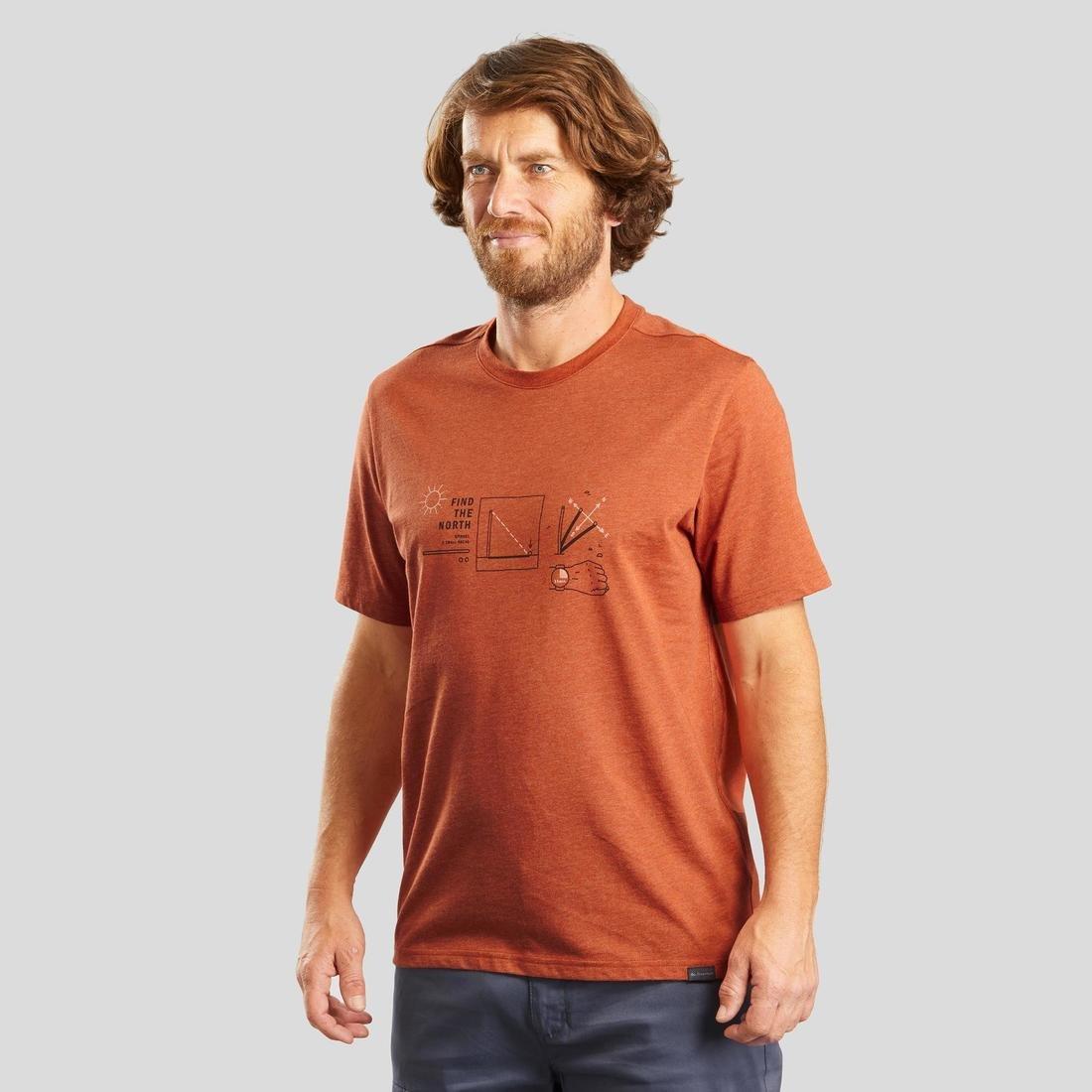 Medium  TechTIL 100 Short-Sleeved Hiking T-Shirt - Mottled, Light Grey, , large image number 14
