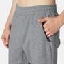 NYAMBA - W32 L33  Fitness Slim-Fit Jogging Bottoms With Zip Pockets, Grey
