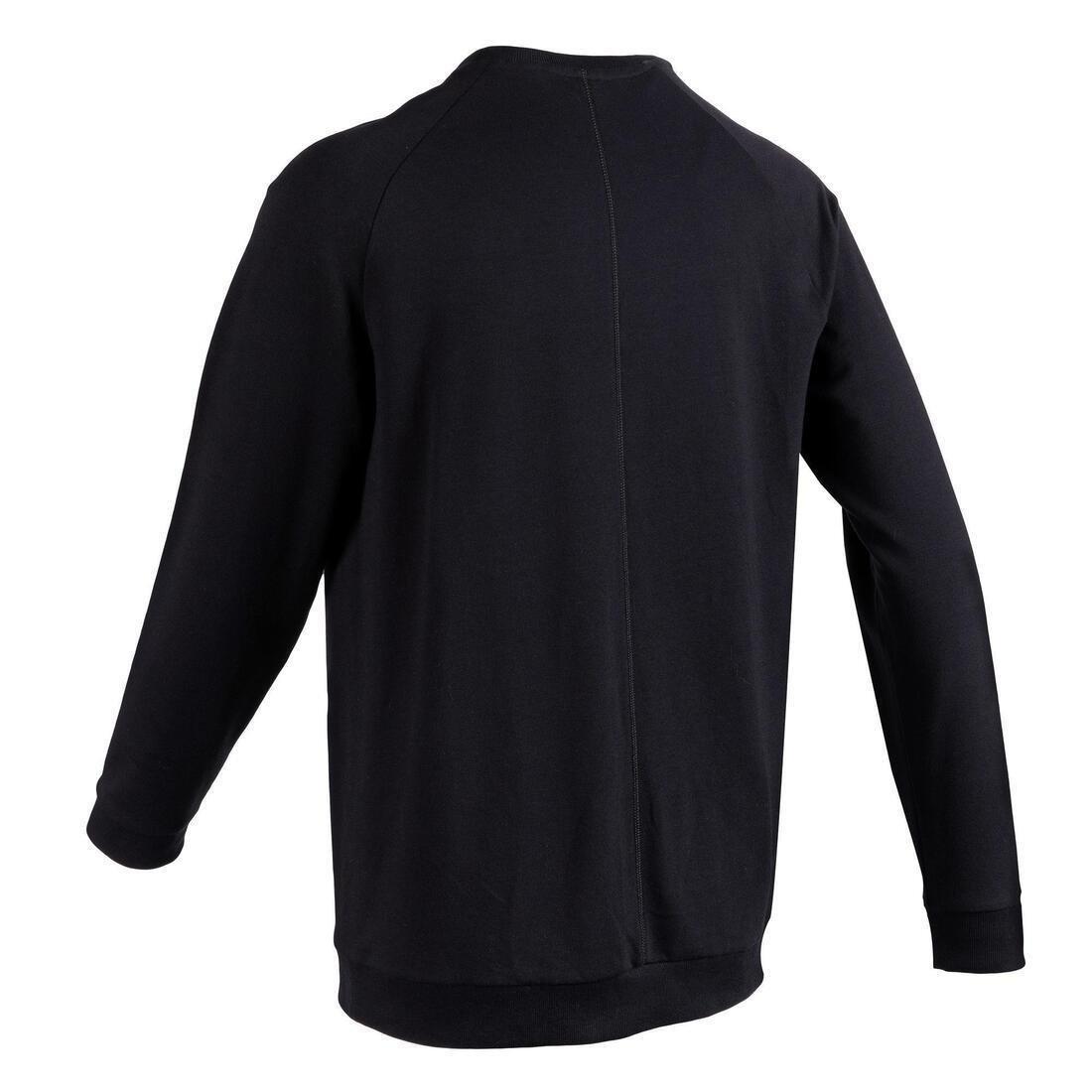 سويت شيرت لياقة بدنية برقبة مستديرة، أزرق، 2XL, , large image number 2