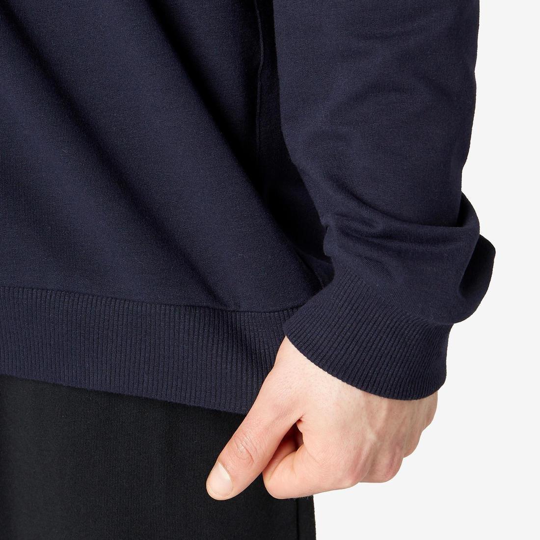 سويت شيرت لياقة بدنية برقبة مستديرة، أزرق، 2XL, , large image number 7