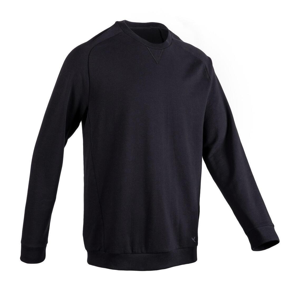سويت شيرت لياقة بدنية برقبة مستديرة، أزرق، 2XL, , large image number 8