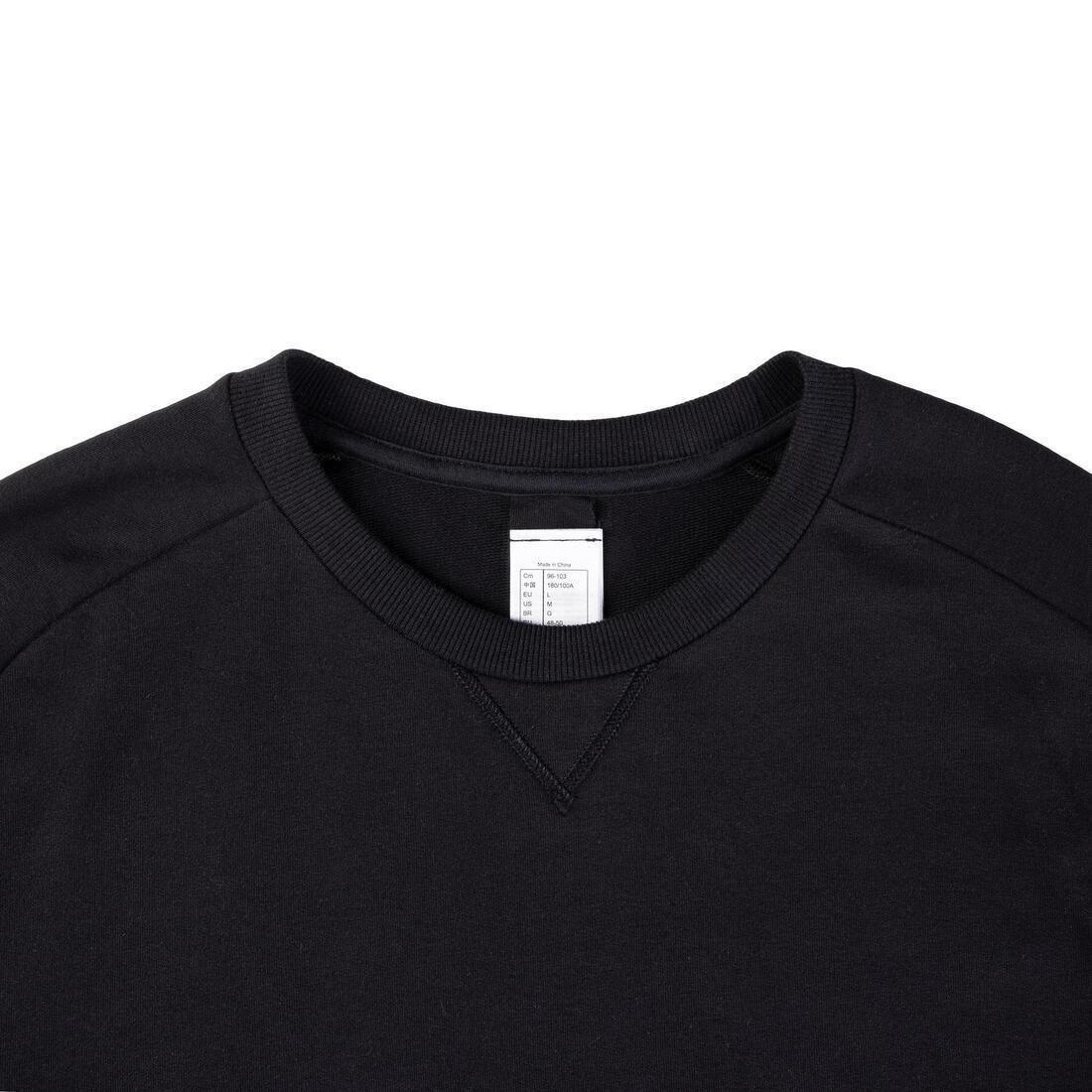 3XL  Crew-Neck Fitness Sweatshirt, Asphalt Blue, , large image number 11