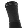 QUECHUA - EU 35-38  High-Top Walking Socks - 2 Pack, Graphite