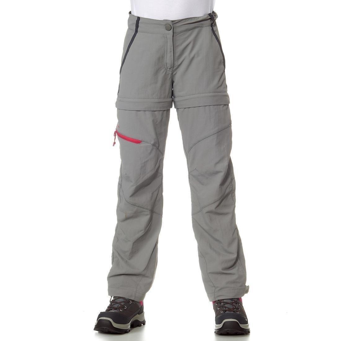 8-9Y  Hike 900 Children's Modular Hiking Trousers, Black, , large image number 8