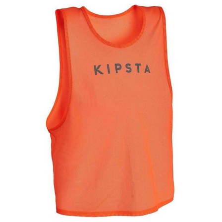 KIPSTA - مريلة للكبار، برتقالي دموي فلوري