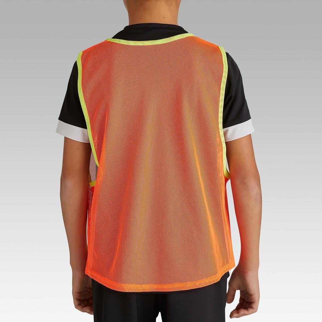Junior Bib, Fluo Blood Orange, , large image number 12