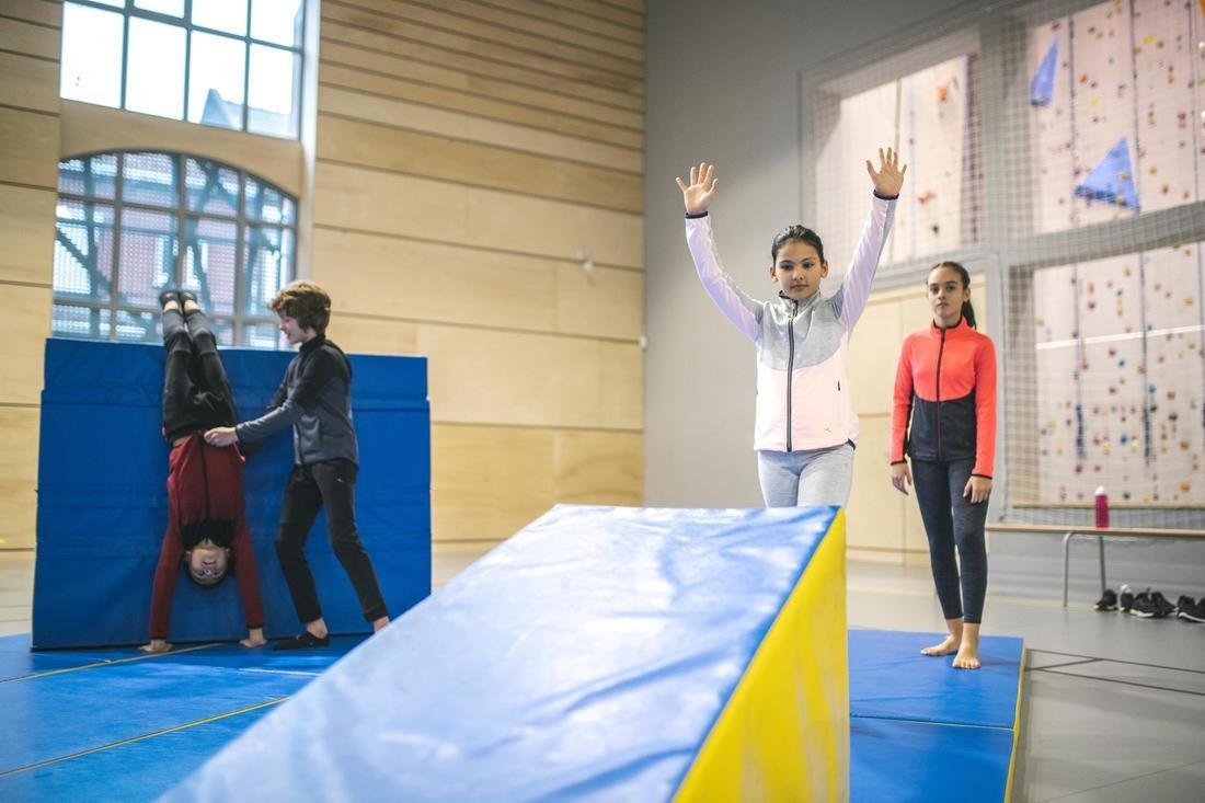 S500 Boys' Warm Breathable Synthetic Gym Tracksuit, Black, No Color, large image number 12