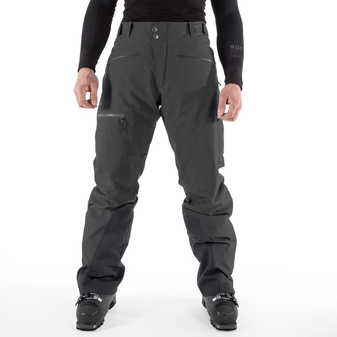 Large  Men's Freeride Ski Trousers - Black, Black, No Color, large image number 6