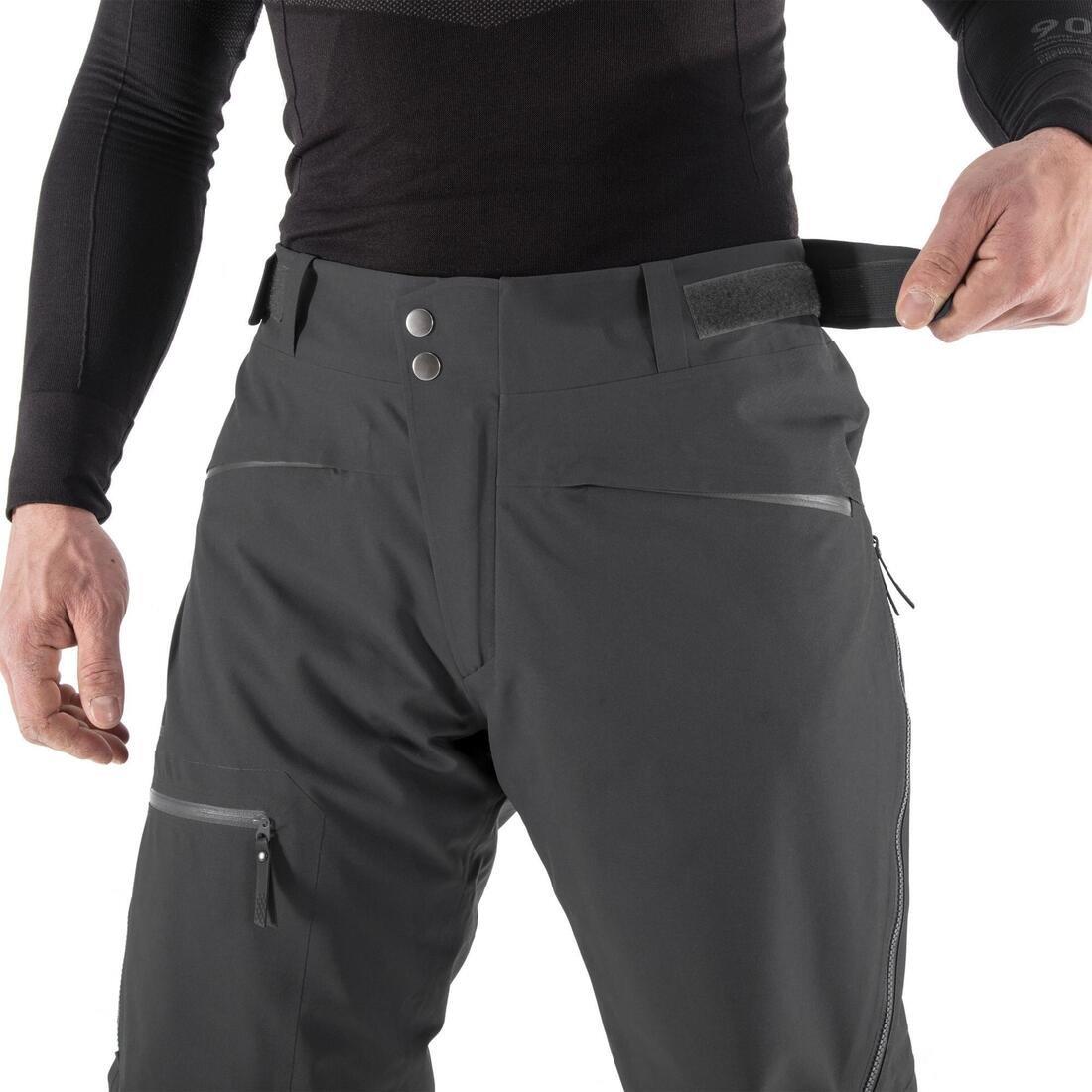 Large  Men's Freeride Ski Trousers - Black, Black, No Color, large image number 8
