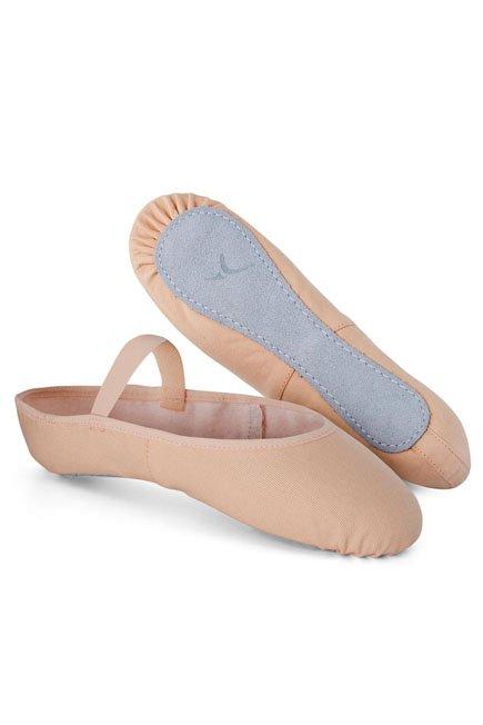 EU 26  Ballet Full Sole Demi-Pointe Canvas Shoes, Bisque, , large image number 0